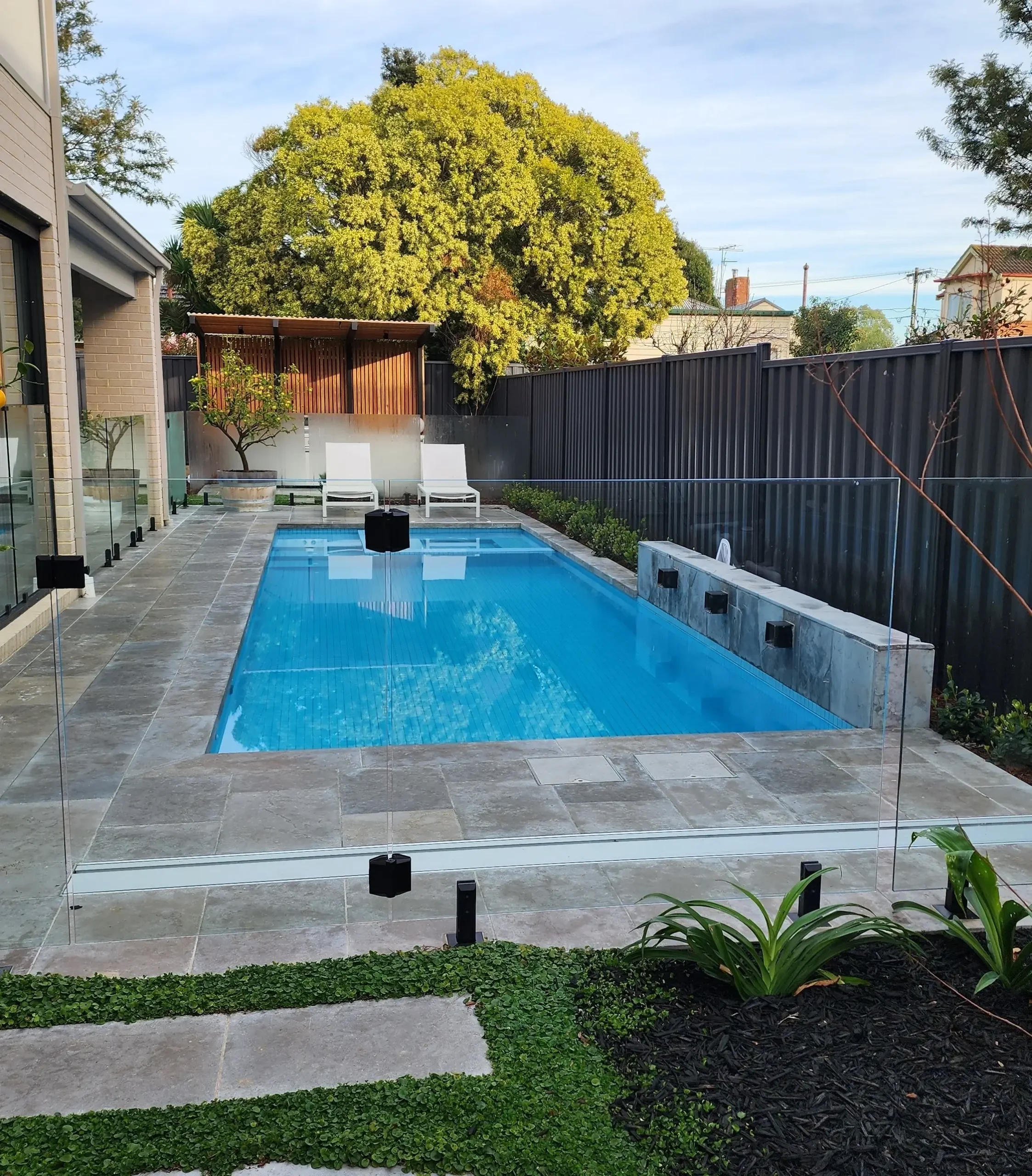 concrete pool